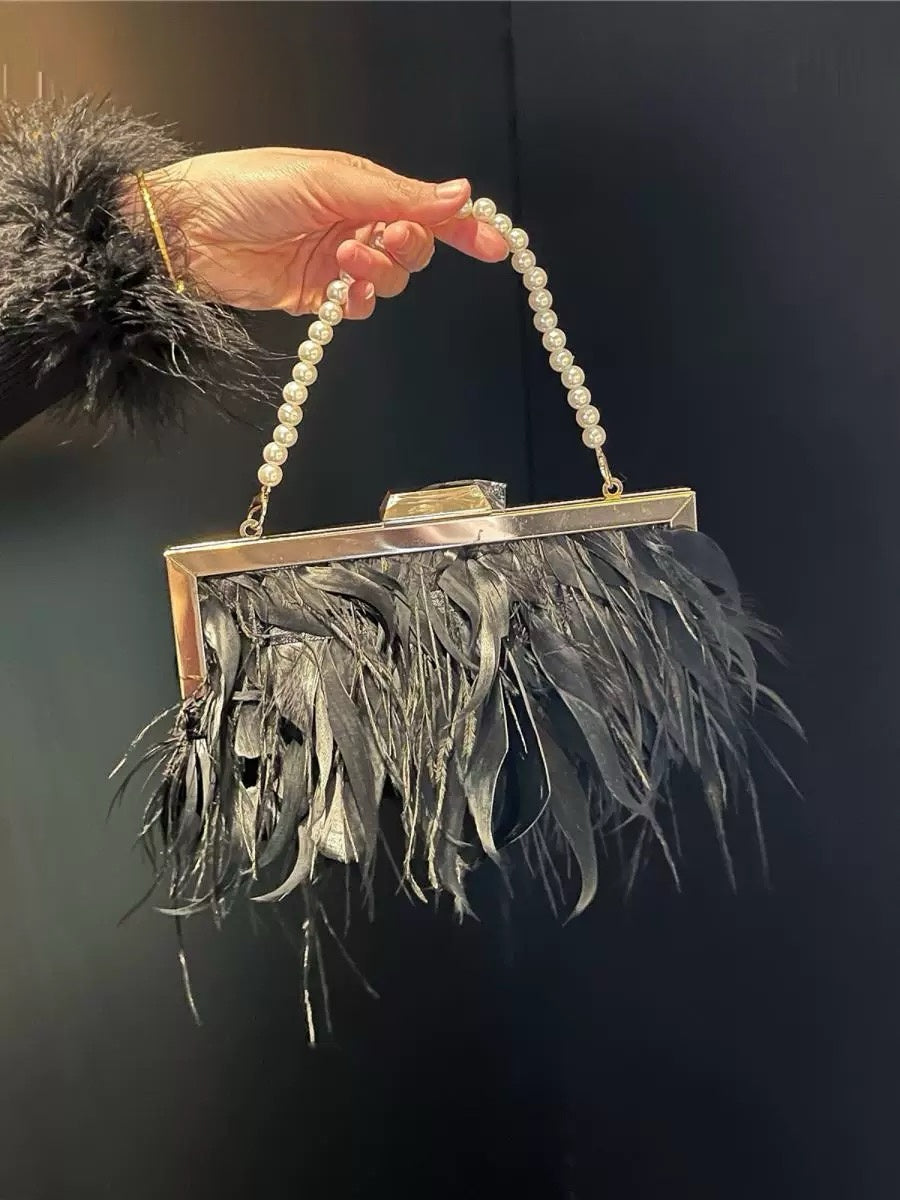 Advanced Feather  Evening Bag